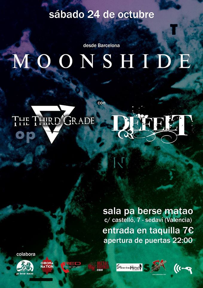 Evento destacado: Moonshide + The Third Grade +&nbsp;Defelt