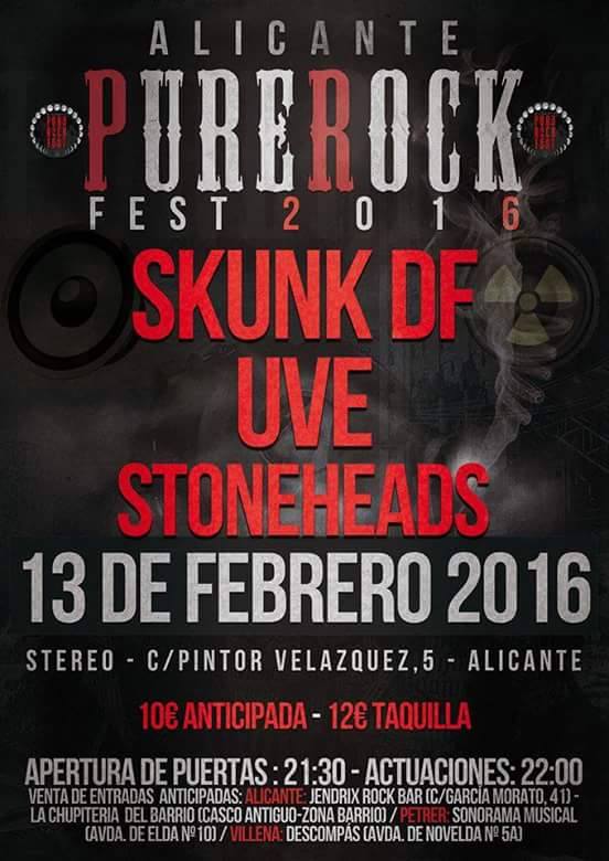 Llega la II edición del festival Alicante Pure Rock Fest