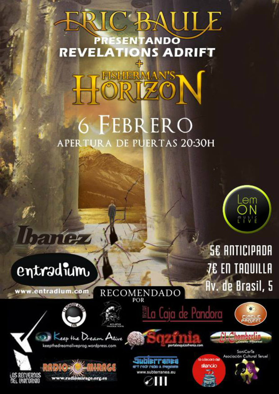 Evento destacado: Eric Baule + Fisherman’s Horizon, 6/02/16