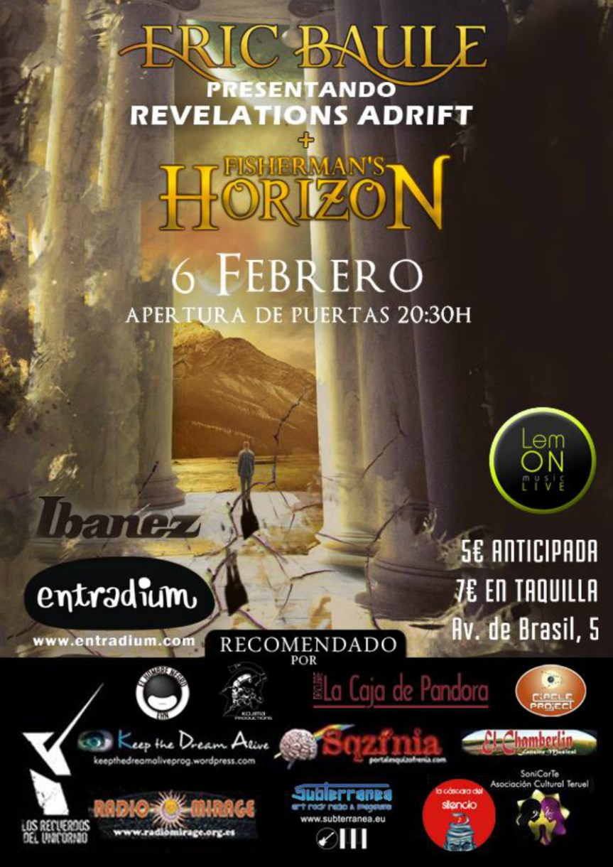 Evento destacado: Eric Baule + Fisherman’s Horizon,&nbsp;6/02/16