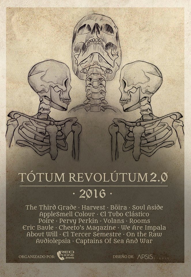 Cartel definitivo del festival Tótum Revolútum 2.0 anunciado