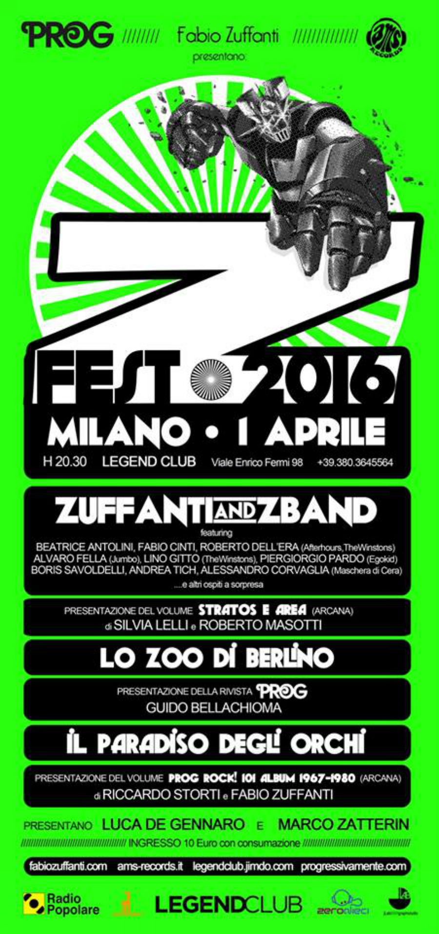 ‘ZFEST 2016’: Una experiencia única de la mano del genial Fabio Zuffanti
