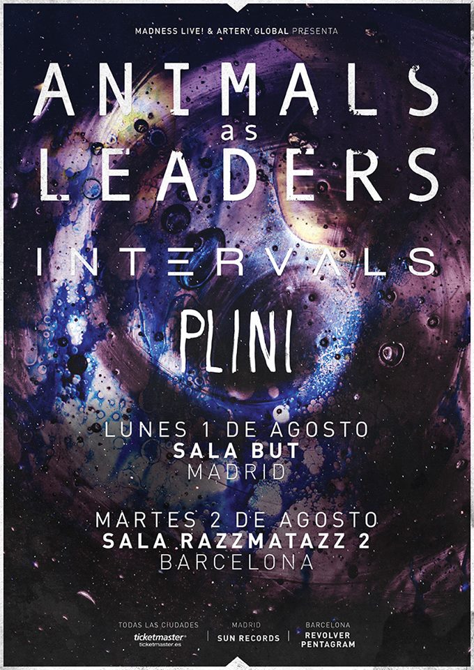 Gira europea de Animals As Leaders + Intervals +&nbsp;Plini
