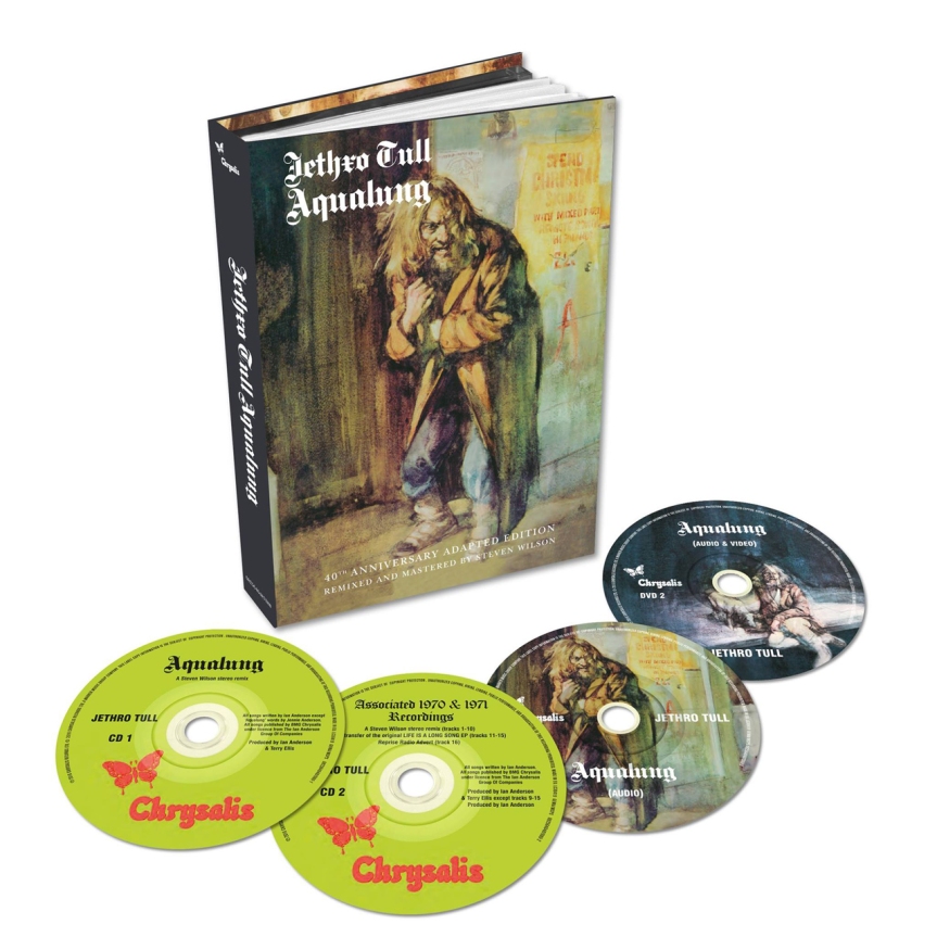 Jethro Tull: nueva colección 2CDs + 2DVDs de ‘Aqualung’