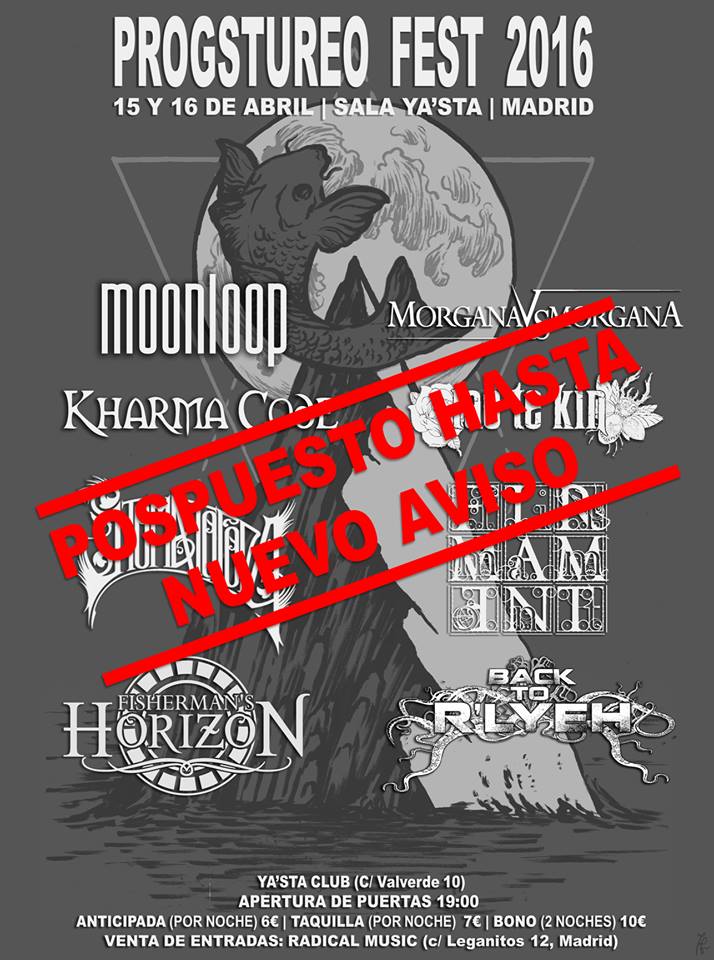 El festival Progstureo se&nbsp;pospone