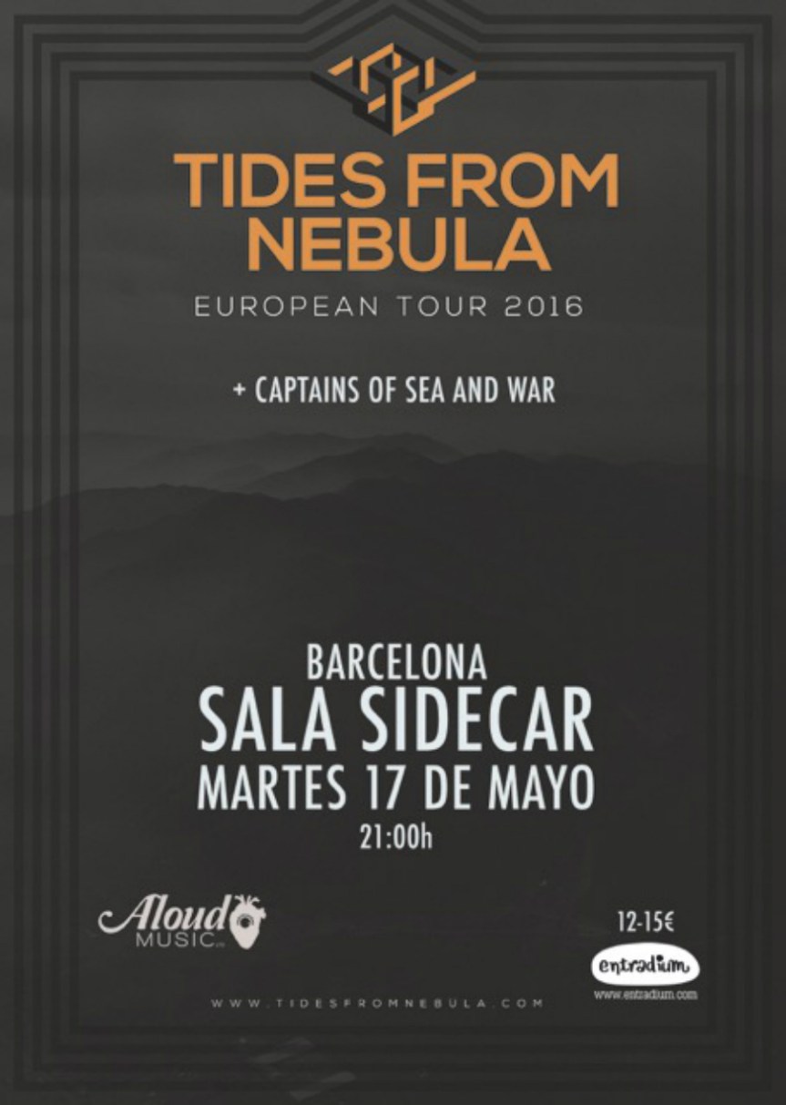 Concierto destacado: Tides from Nebula + Captains of Sea and&nbsp;War