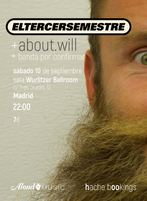 Evento destacado: El Tercer Semestre + About.Will en&nbsp;Madrid