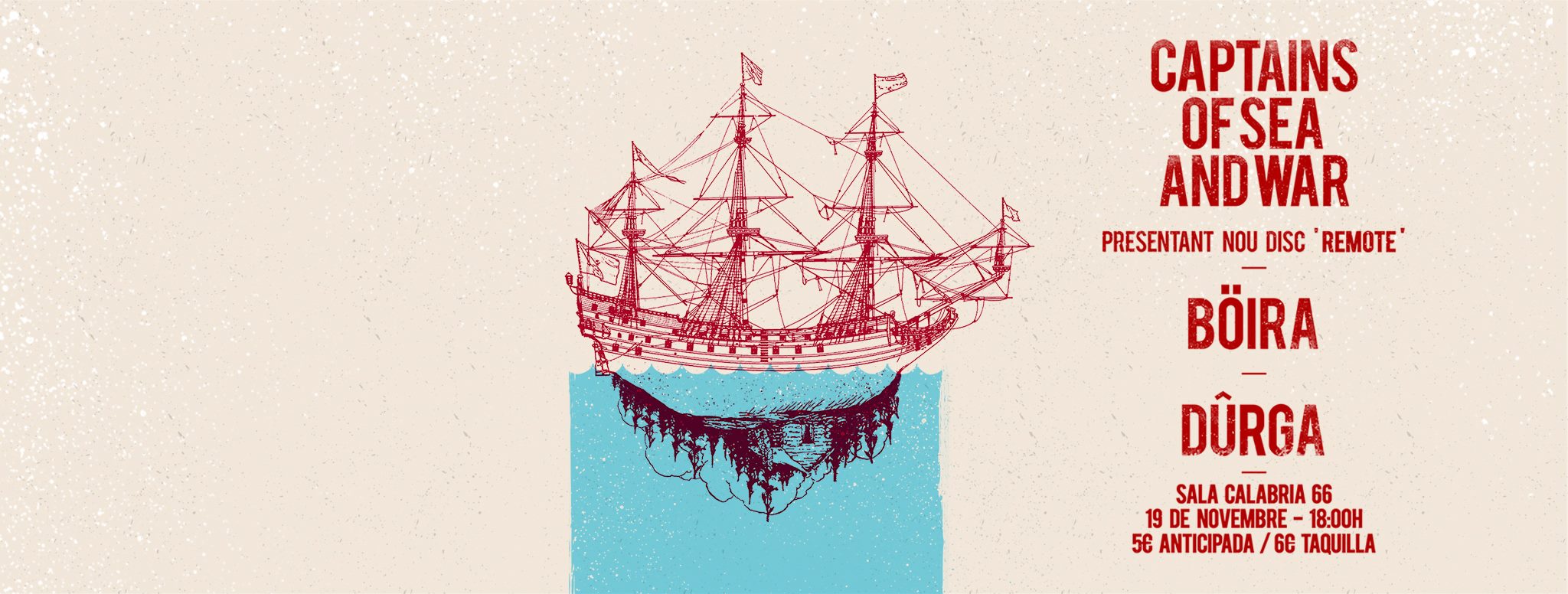 Concierto destacado: Captains of Sea and War + Böira + Dûrga