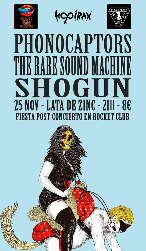 Evento destacado: Phonocaptors +The Rare Sound Machine +&nbsp;Shōgun