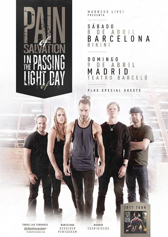 Pain of Salvation anuncia dos nuevos conciertos en&nbsp;España