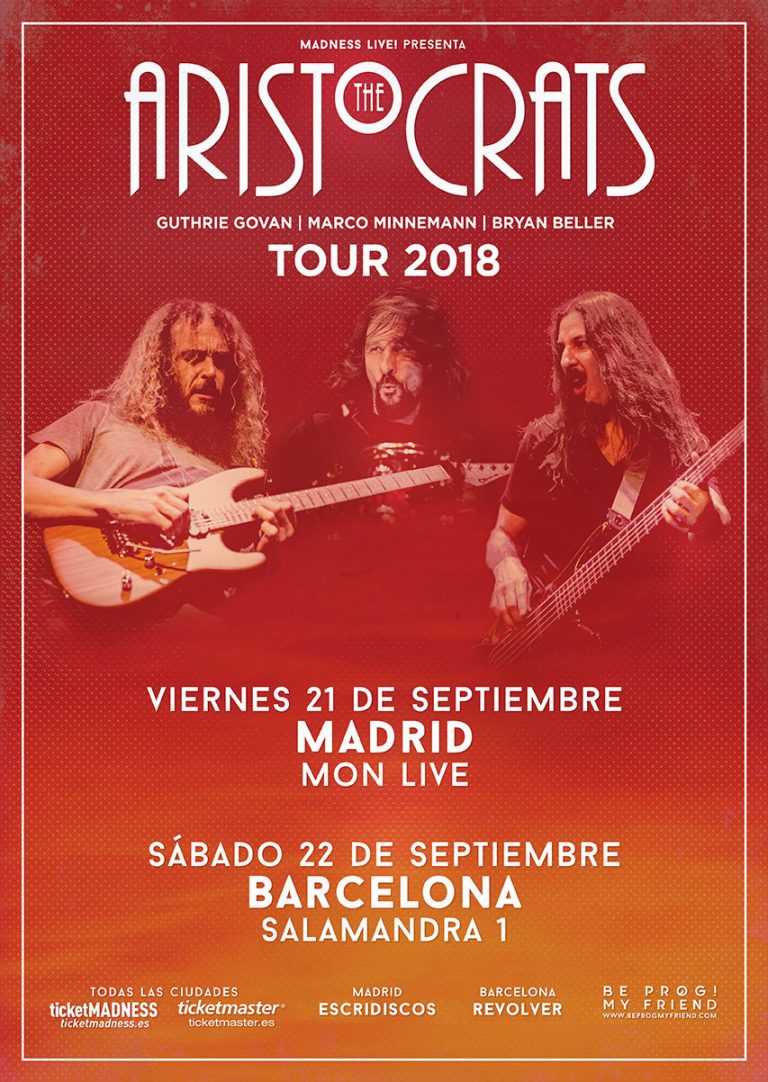 Crónica del concierto de The Aristocrats (21/09,&nbsp;Madrid)
