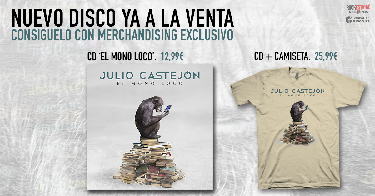 Julio Castejón (líder de Asfalto) publica su nuevo disco ‘El Mono Loco’