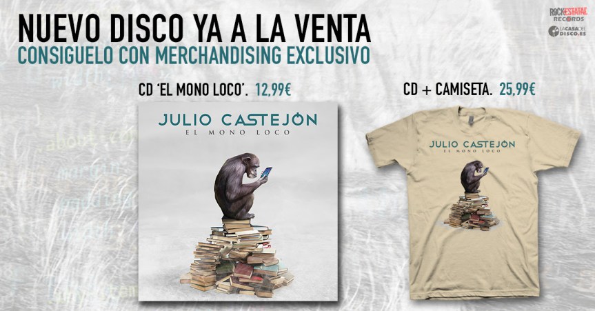 Julio Castejón (líder de Asfalto) publica su nuevo disco ‘El Mono&nbsp;Loco’