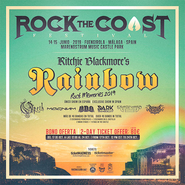 Nace Rock the Coast, un festival donde el progresivo también tiene&nbsp;cabida