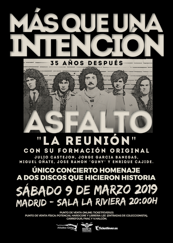 ‘Más Que Una Intención’, el concierto especial de Asfalto 35 años después