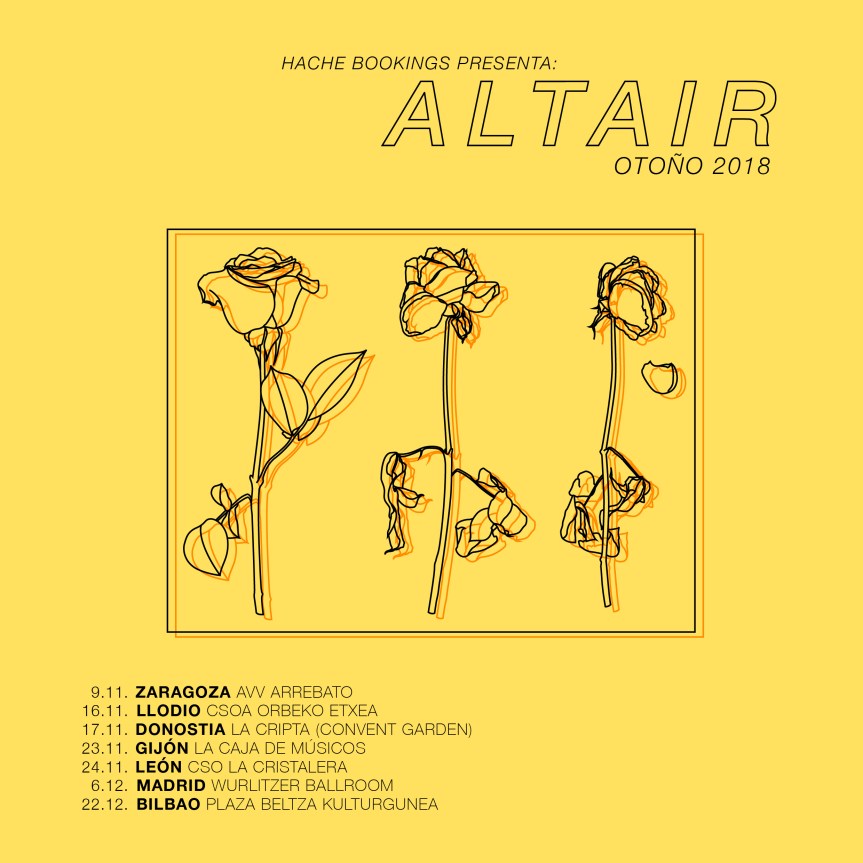 Los madrileños Altair han iniciado ya su gira de otoño con ‘La Herida Renace En Tus&nbsp;Manos’