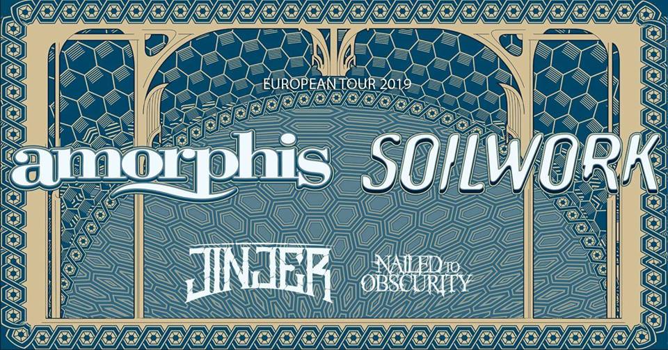 Gira europea de Amorphis y Jinjer (+ Soilwork + Nailed to Obscurity)