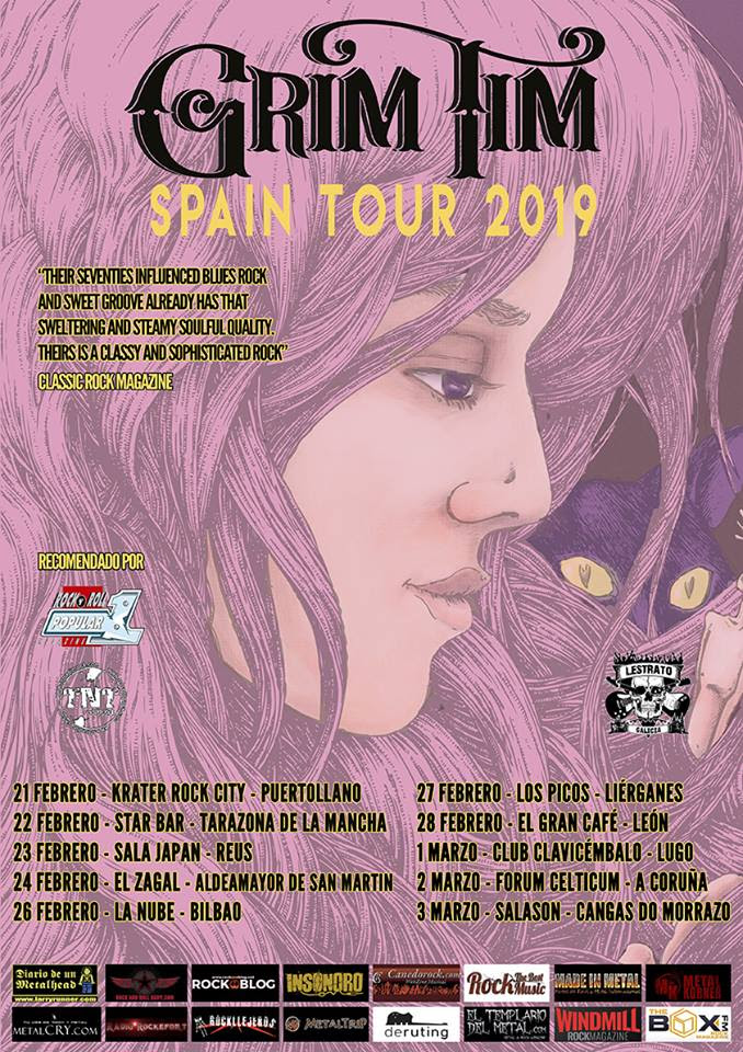 Los holandeses Grim Tim aterrizan en la península para hacernos disfrutar con su mezcla de blues, funk y rock