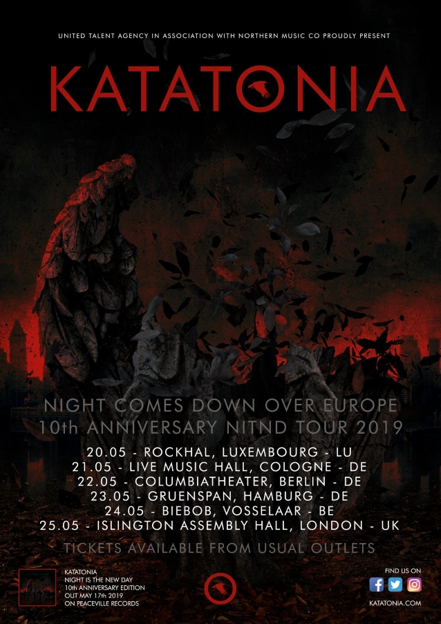 El regreso de Katatonia: reedición de álbum y nueva gira