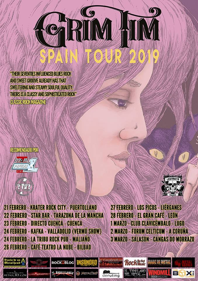 Últimos cambios en la gira de los holandeses Grim Tim, que nos traen su funky blues rock a finales de febrero