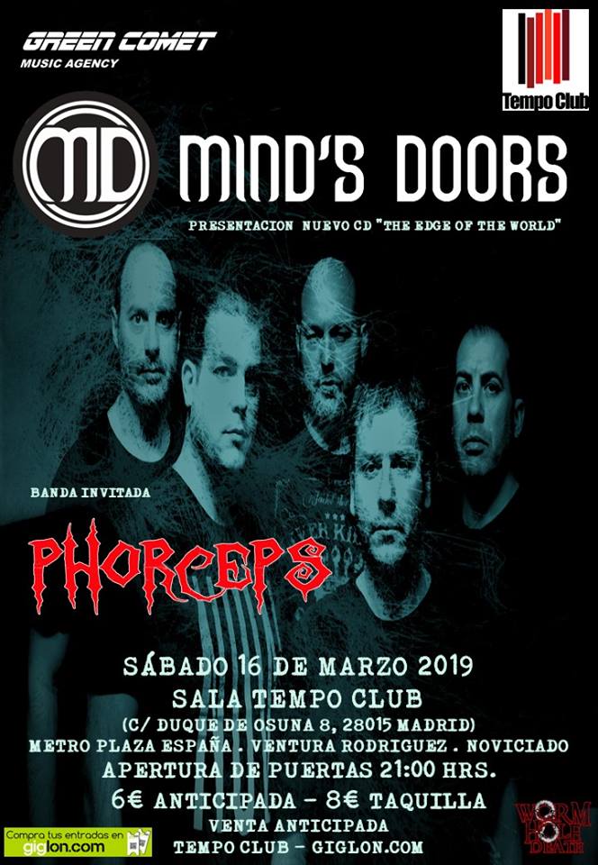Evento destacado: Mind’s Doors + Phorceps en Madrid