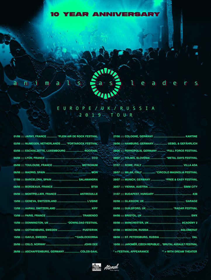 Animals As Leaders anuncian fecha en Madrid y Barcelona