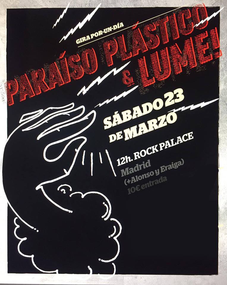 Evento destacado: LUME! + Paraíso Plástico en Madrid