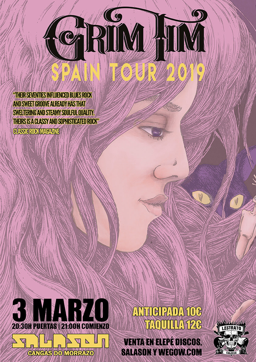 Los holandeses Grim Tim llegan a Salason, con su mezcla de blues, funk y rock, para cerrar su gira española
