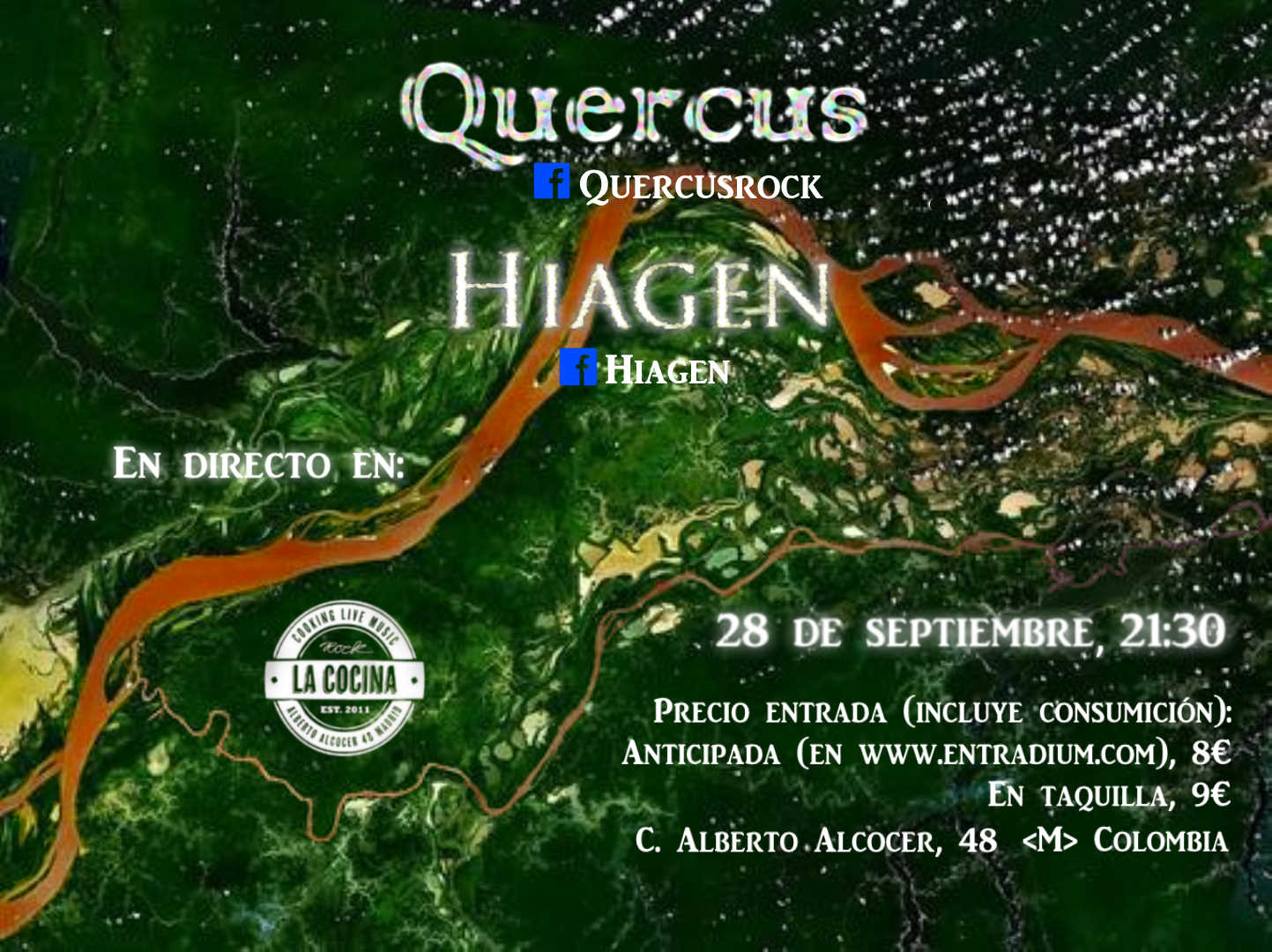 Concierto de Quercus + Hiagen en Madrid