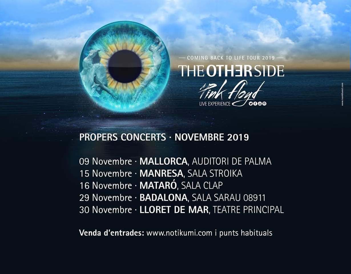 Conciertos de The Other Side: a Pink Floyd Experience en Cataluña