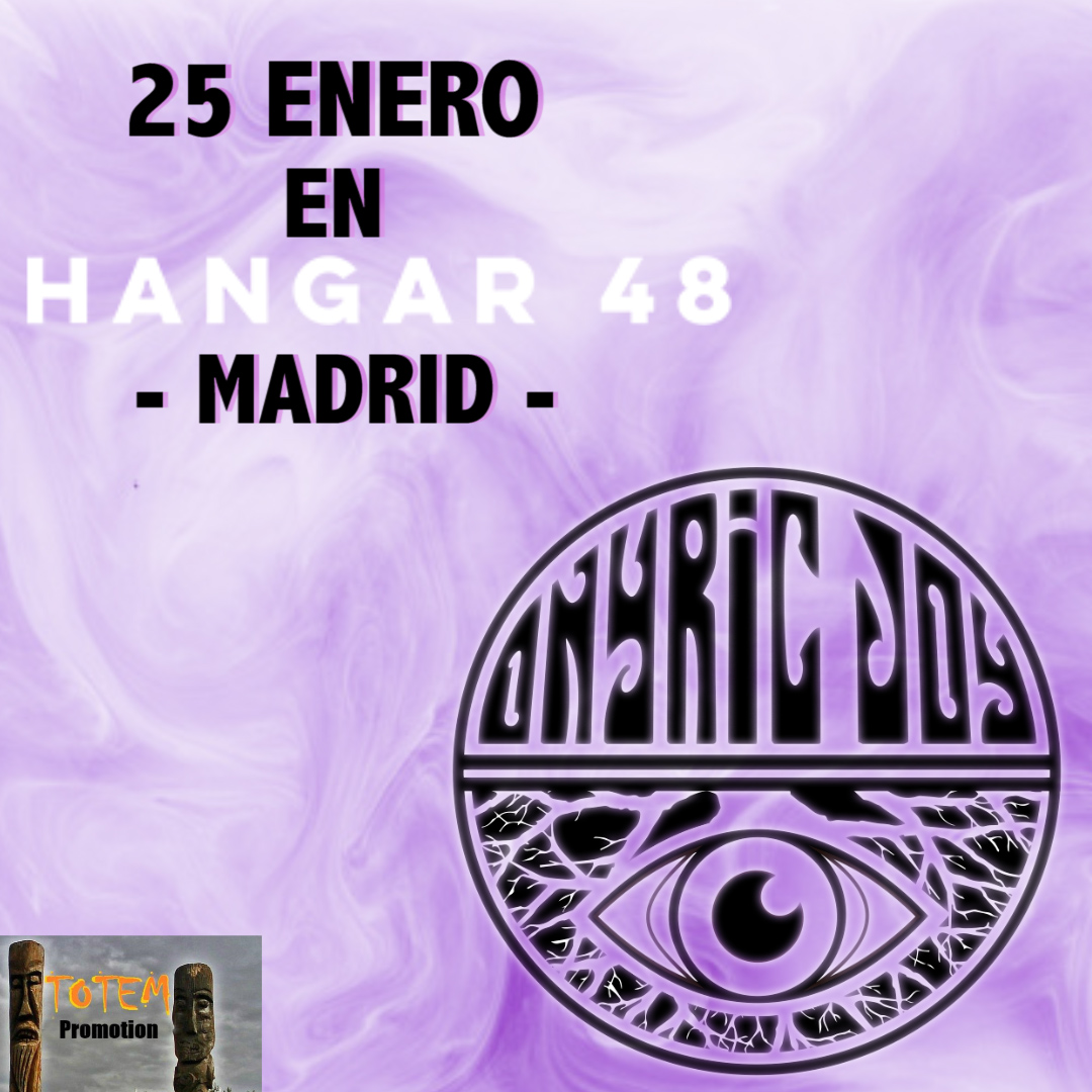Evento destacado: Onyric Joy en Madrid 25/01 en la sala Hangar48