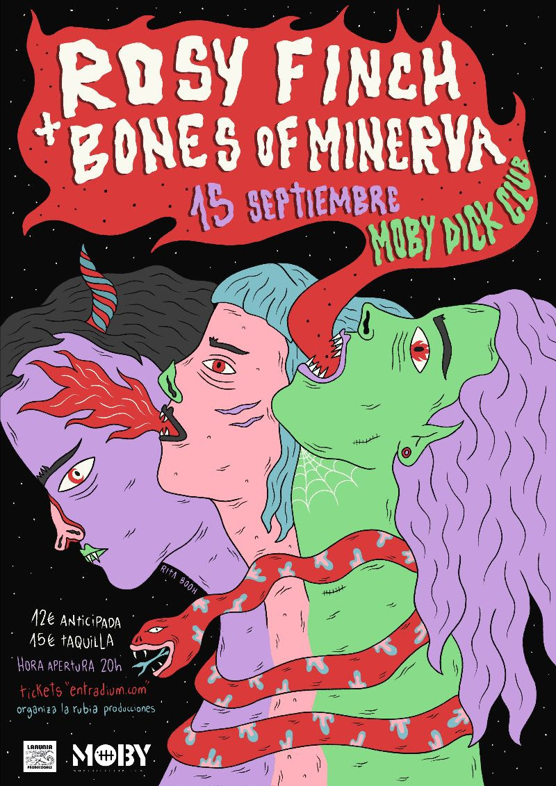 Concierto de Bones of Minerva y Rosy Finch en Madrid