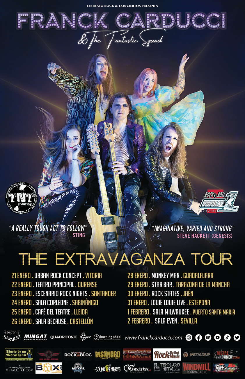 Destacado | FRANCK CARDUCCI y su FANTASTIC SQUAD vuelven con una extensa gira&nbsp;ibérica