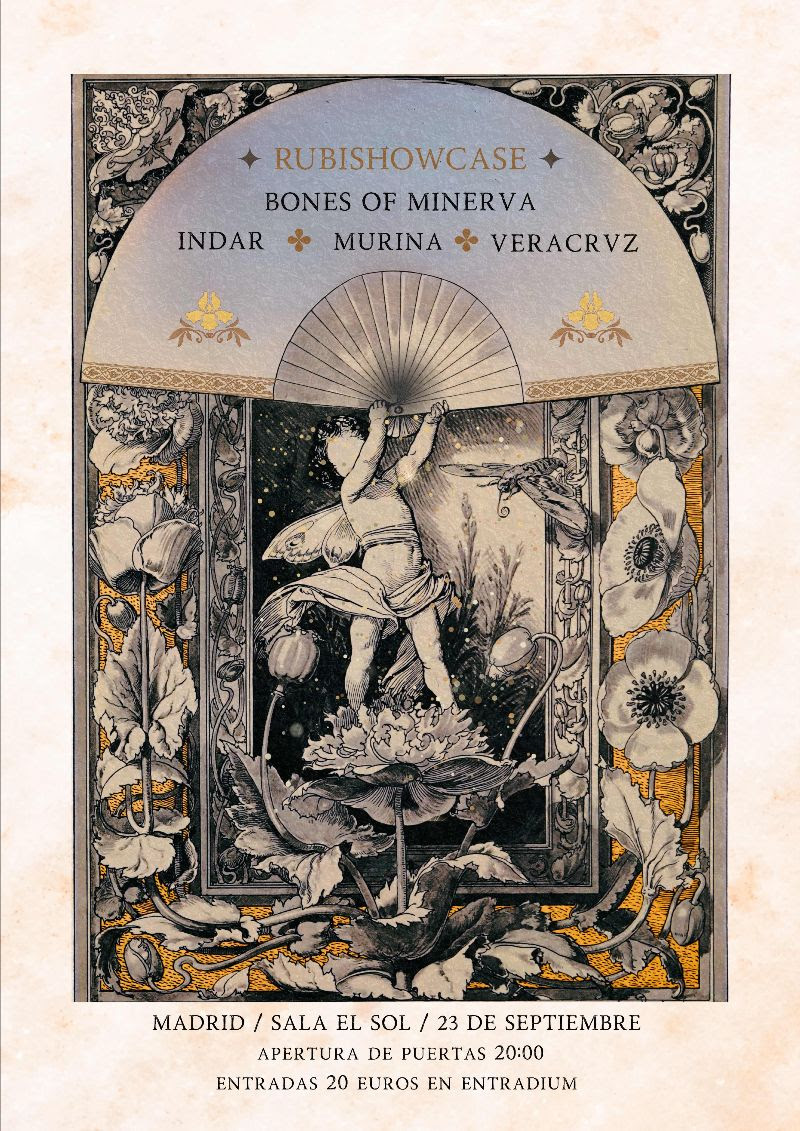 Evento destacado | Bones of Minerva + Murina + Indar + Veracrvz (23/09, Madrid)