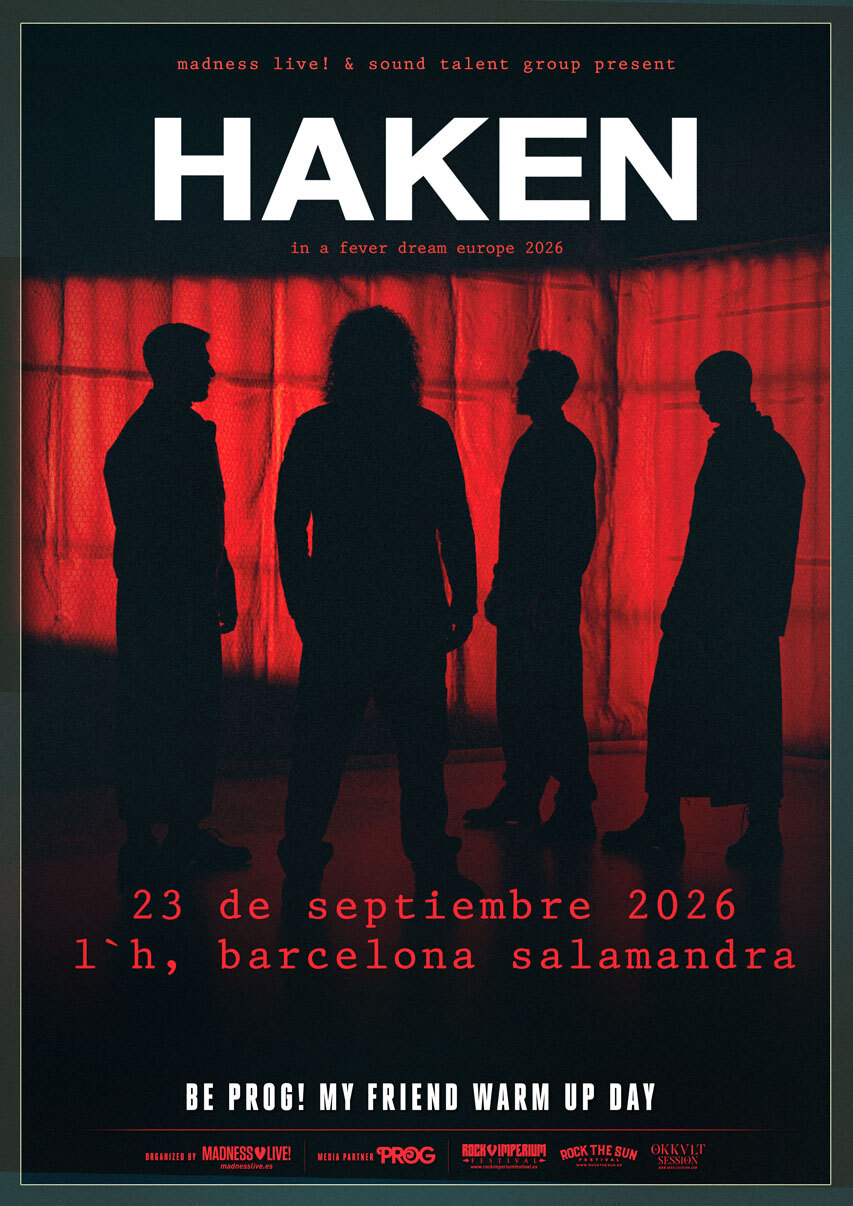 Haken actuará en septiembre de 2026 en Barcelona
