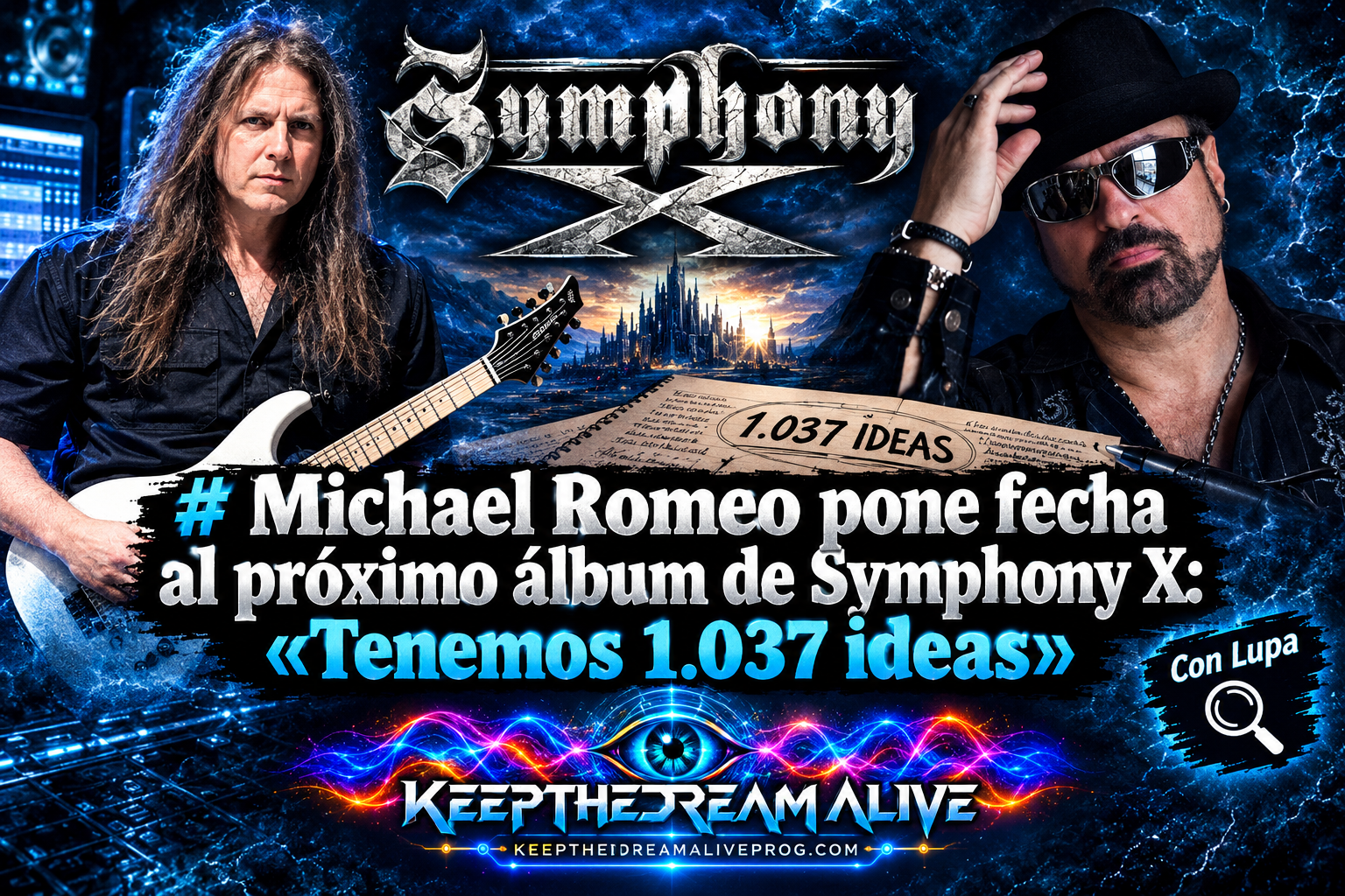 Con Lupa | Michael Romeo pone fecha al próximo álbum de Symphony X: «Tenemos 1.037 ideas»